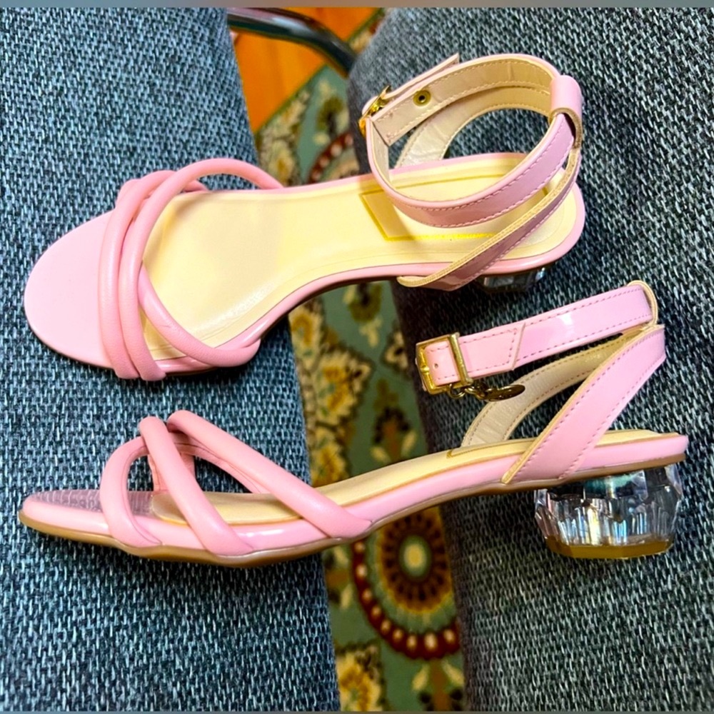 Girl's Ankle Strap Open Toe Low Heel Sandals🎀
